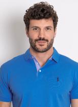 Camisa Polo Azul Lisa Aleatory Camisa Polo Azul Lisa Aleatory