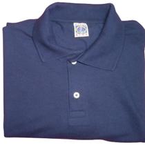 Camisa Polo Azul Original Revenda Uniforme Bordar Piquet
