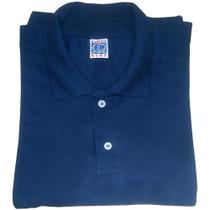 Camisa Polo Azul Original Revenda Uniforme Bordar Piquet