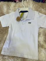 Camisa polo baby branca m