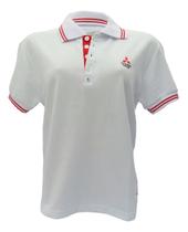 Camisa Polo Basic Mitsubishi 22 Feminino Branca Original