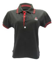 Camisa Polo Basic Mitsubishi 22 Feminino Preta