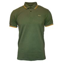 Camisa Polo Básica 3 Listras Colcci Brasil -