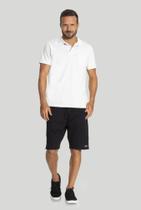 Camisa Polo básica com bolso