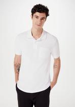 Camisa Polo Básica Masculina Em Piquet Com Bolso