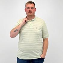 Camisa Polo Baumgarten Listrada Plus Size Manga Curta Masculina