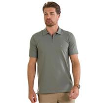 Camisa polo baumgarten slim com zíper masculino ref: bau9234