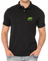 Camisa Polo Bordada Sistema Linux Open Suse - Tecido Piquet 50% Algodão 50% Poliéster