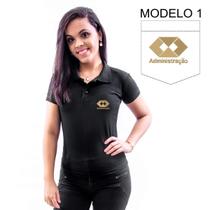 Camisa Polo Bordado Profissão Administração