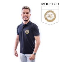 Camisa Polo Bordado Profissão Engenharia Cartográfica