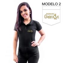 Camisa Polo Bordado Profissão Engenharia Química