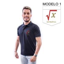 Camisa Polo Bordado Profissão Matemática