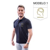 Camisa Polo Bordado Profissão Neurologia