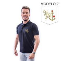 Camisa Polo Bordado Profissão Oceanografia