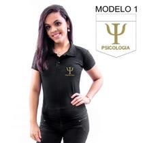 Camisa Polo Bordado Profissão Psicologia