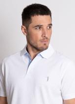 Camisa Polo Branca Lisa Aleatory