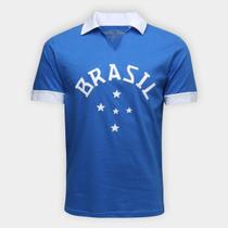 Camisa Polo Brasil Retrô Times Masculina