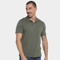 Camisa Polo Calvin Klein com Friso Masculina