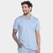 Camisa Polo Calvin Klein Interlock Liquid Touch Masculina