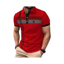 Camisa Polo Casual Masculina De Manga Curta Para Uso Diário, Esportiva E Escolar