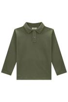 Camisa Pólo Clássica Azul Marinho Tam 8 a 12 - LucBoo 79203