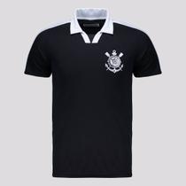 Camisa Polo Corinthians Block Preta