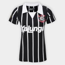 Camisa Polo Corinthians Coimbra Retrô Kalunga Feminina Camisa Polo Corinthians Coimbra Retrô Kalunga Feminina