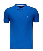 Camisa Polo Cruzeiro Hat Trick Azul Especial - Estrelas