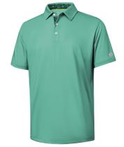 Camisa polo de golfe ZITY de manga curta que absorve umidade para homens