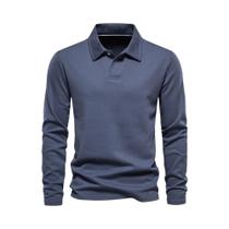 Camisa Polo De Luxo Masculina Com Bordado AIOPESON Moda Gola Reversível Casual Camisa De Golfe Camisa Polo De Luxo Masculina Com Bordado AIOPESON Moda Gola Reversível Casual Camisa De Golfe