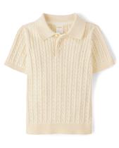 Camisa polo de malha de manga curta Gymboree Boys 6 Years Camisa polo de malha de manga curta Gymboree Boys 6 Years