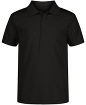 Camisa Polo de Manga Corta para Niños IZOD Uniforme Escolar Desempeño Negra Talla 6 Camisa Polo de Manga Corta para Niños IZOD Uniforme Escolar Desempeño Negra Talla 6