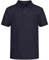 Camisa Polo de Manga Curta Uniforme Escolar Masculino IZOD Azul Marinho 7 Camisa Polo de Manga Curta Uniforme Escolar Masculino IZOD Azul Marinho 7