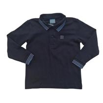 Camisa Polo de Manga Longa em Malha Piquet - Quimby