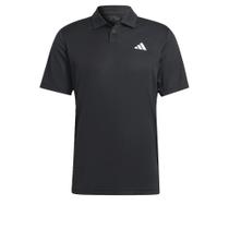 Camisa polo de tênis adidas Club para homens preta - tamanho S