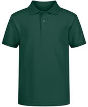 Camisa Polo de Uniforme Escolar Infantil IZOD Manga Curta Hunter Camisa Polo de Uniforme Escolar Infantil IZOD Manga Curta Hunter