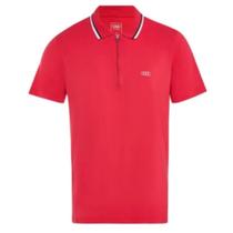 Camisa Polo Design Masculina Four Rings Vermelha