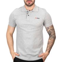 Camisa Polo Diesel Cinza