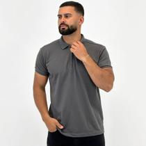 Camisa Polo Dixie com Zíper Manga Curta Masculina