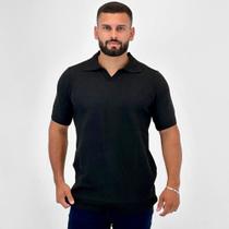 Camisa Polo Dixie em Tricot Manga Curta Masculina Camisa Polo Dixie em Tricot Manga Curta Masculina