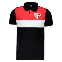 Camisa Polo do São Paulo Recortes Masculina