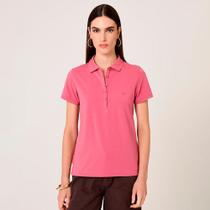 Camisa Polo Dudalina Dec V Pima Touch Ou26 Rosa Feminino Camisa Polo Dudalina Dec V Pima Touch Ou26 Rosa Feminino
