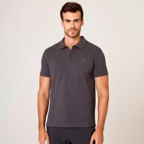 Camisa Polo Dudalina Essential Basic Ou26 Cinza Masculino