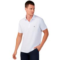 Camisa Polo Dudalina Essential Ou24 Branco Masculino