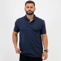 Camisa Polo Dudalina Slim com Botão Manga Curta Masculina