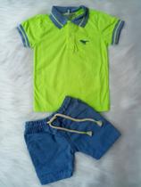 Camisa polo e bermuda 64660