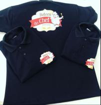 Camisa Polo em malha picket com silk Camisa Polo em malha picket com silk