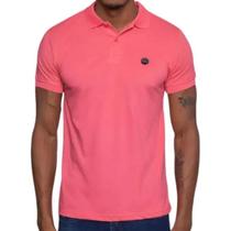 Camisa Polo Fatal Piquet Masculina Rosa Coral 29524