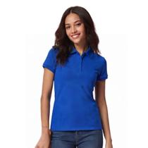 Camisa Polo Feminina Baby Look Piquet