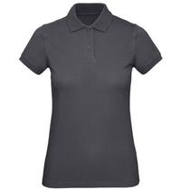 Camisa Polo Feminina Baby Look Piquet Poliéster